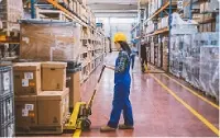 High volume warehouse management