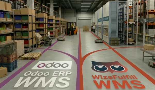 Odoo ERP WMS vs WizeFulfill 3PL warehouse management system comparison