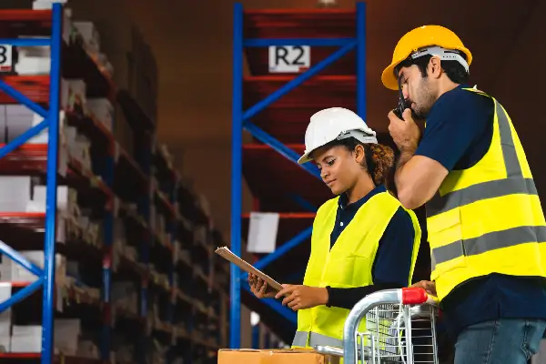 warehouse management system in logistics flow