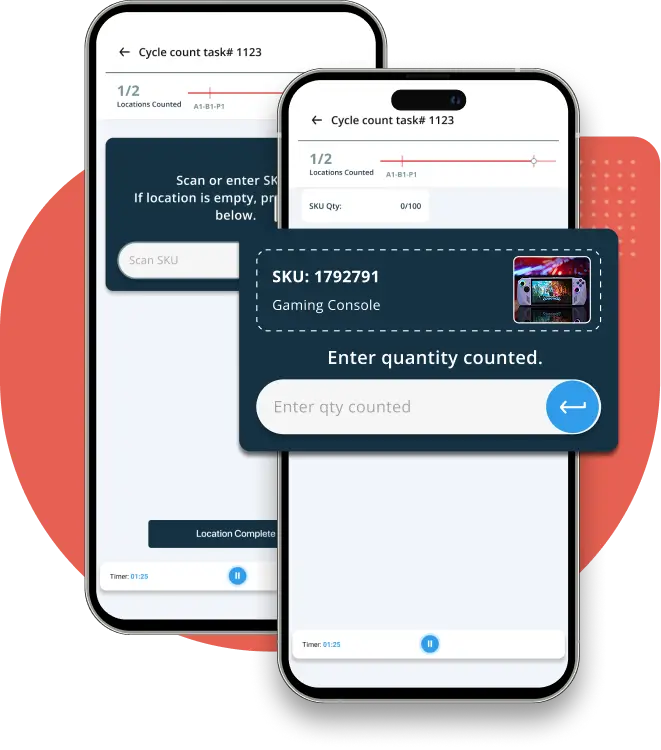 WizeFulfill sku mobile screen