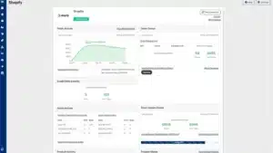 Shopify dashboard