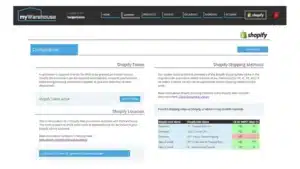 My Warehouse and Shopify Integration